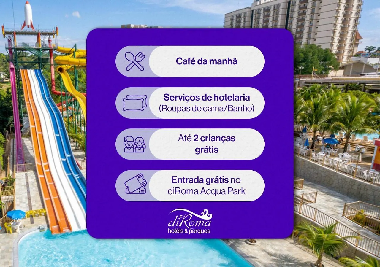 호텔 Villas Diroma Incluso O Acesso Ao Acqua Park Todos Os Dias, Exceto No Dia Do Check-Out 카우다스노바스
